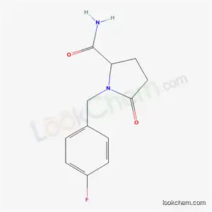 1-((4-Fluorophenyl)methyl)-5-oxo-2-pyrrolidinecarboxamide