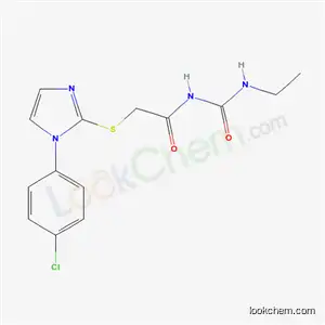 1-[[[1-(p-クロロフェニル)-1H-イミダゾール-2-イル]チオ]アセチル]-3-エチル尿素