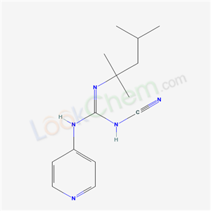 Guanidine, N-cyano-N-4-pyridinyl-N-(1,1,3-trimethylbutyl)-