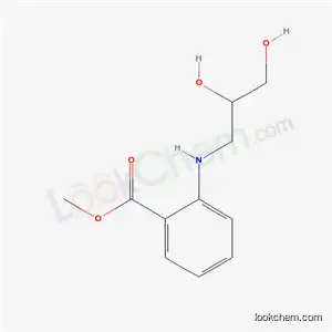 Molecular Structure of 55212-11-8 (methyl 2-[(2,3-dihydroxypropyl)amino]benzoate)