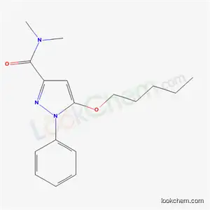 1H-Pyrazole-3-carboxamide, N,N-dimethyl-5-(pentyloxy)-1-phenyl-