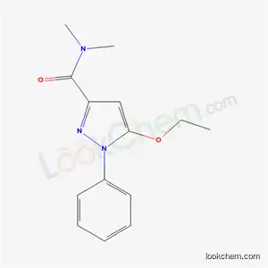 Molecular Structure of 55227-82-2 (N,N-Dimethyl-5-ethoxy-1-phenyl-1H-pyrazole-3-carboxamide)
