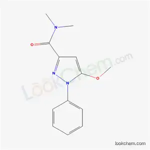 1H-Pyrazole-3-carboxamide, N,N-dimethyl-5-methoxy-1-phenyl-