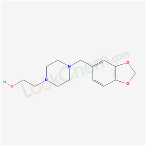 4-[(1,3-Benzodioxol-5-yl)methyl]-1-piperazineethanol