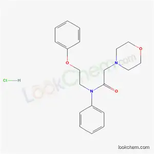 Molecular Structure of 55565-98-5 (2-morpholin-4-yl-N-(2-phenoxyethyl)-N-phenylacetamide hydrochloride)