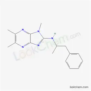 Phenethylamine, alpha-methyl-N-(1,5,6-trimethyl-1H-imidazo(4,5-b)pyrazin-2-yl)-
