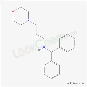 4-Morpholinepropanamine, N-(diphenylmethyl)-