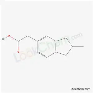 Molecular Structure of 57144-89-5 ((2-methyl-2,3-dihydro-1H-inden-5-yl)acetic acid)