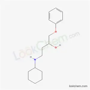Molecular Structure of 57281-41-1 (1-Phenoxy-4-(cyclohexylamino)-2-butanol)