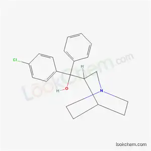 Molecular Structure of 57734-87-9 (1-azabicyclo[2.2.2]oct-3-yl(4-chlorophenyl)phenylmethanol)