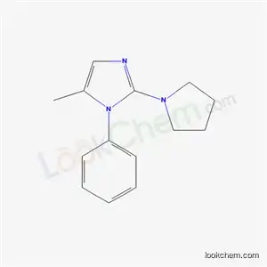Molecular Structure of 57962-60-4 (5-methyl-1-phenyl-2-pyrrolidin-1-yl-1H-imidazole)