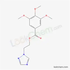 Molecular Structure of 66760-21-2 (2-(1H-1,2,4-Triazol-1-yl)ethyl 3,4,5-trimethoxybenzoate)