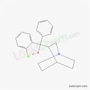 Molecular Structure of 60697-82-7 (1-azabicyclo[2.2.2]oct-3-yl(2-chlorophenyl)phenylmethanol)