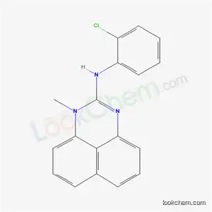 Molecular Structure of 62206-28-4 (N-(2-chlorophenyl)-1-methyl-1H-perimidin-2-amine)