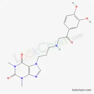7-[3-[(3,4-ジヒドロキシフェニルカルボニルメチル)アミノ]プロピル]テオフィリン