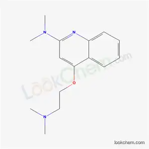 Molecular Structure of 62481-31-6 (4-[2-(dimethylamino)ethoxy]-N,N-dimethylquinolin-2-amine)