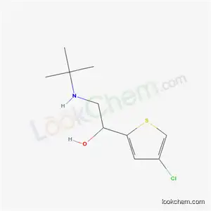 Molecular Structure of 62673-47-6 (2-tert-Butylamino-1-(4-chloro-2-thienyl)ethanol)