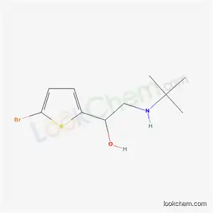 Molecular Structure of 62673-52-3 (1-(5-Bromo-2-thienyl)-2-tert-butylaminoethanol)
