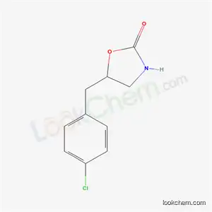 Molecular Structure of 62825-89-2 (5-(4-chlorobenzyl)-1,3-oxazolidin-2-one)