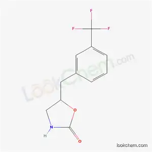 Molecular Structure of 62826-04-4 (5-[3-(trifluoromethyl)benzyl]-1,3-oxazolidin-2-one)