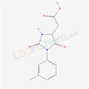 [1-(3-methylphenyl)-2,5-dioxoimidazolidin-4-yl]acetic acid