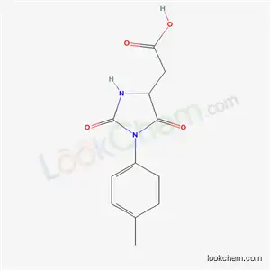 Molecular Structure of 62848-50-4 ([1-(4-methylphenyl)-2,5-dioxoimidazolidin-4-yl]acetic acid)