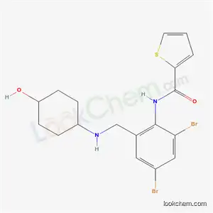 N-[2,4-디브로모-6-[[(4-히드록시시클로헥실)아미노]메틸]페닐]티오펜-2-카르복사미드