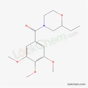 Molecular Structure of 63868-66-6 (2-Ethyl-4-(3,4,5-trimethoxybenzoyl)morpholine)