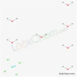 Molecular Structure of 63869-85-2 (thorium(4+) tetrachloride heptahydrate)