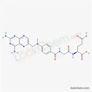 Molecular Structure of 65118-38-9 (N-[(4-{[(2,4-diaminopteridin-6-yl)methyl](methyl)amino}phenyl)carbonyl]glycyl-L-glutamic acid)