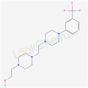 2-[4-(2-{4-[3-(trifluoromethyl)phenyl]piperazin-1-yl}ethyl)piperazin-1-yl]ethanol
