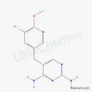 5-[(5-ブロモ-6-メトキシ-3-ピリジニル)メチル]-2,4-ピリミジンジアミン