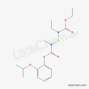 Molecular Structure of 65907-38-2 (2-(1-methylethoxy)phenyl {[(ethoxycarbonyl)(ethyl)amino]sulfanyl}methylcarbamate (non-preferred name))