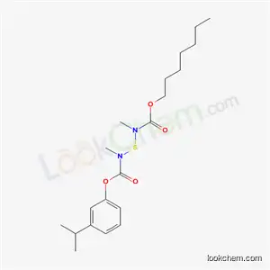 Molecular Structure of 65907-49-5 (heptyl 3-(1-methylethyl)phenyl sulfanediylbis(methylcarbamate))
