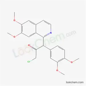 3-クロロ-1-(6,7-ジメトキシイソキノリン-1-イル)-1-(3,4-ジメトキシフェニル)-2-プロパノン