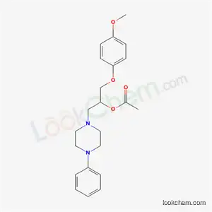α-[(4-메톡시페녹시)메틸]-4-페닐-1-피페라진에탄올 아세테이트