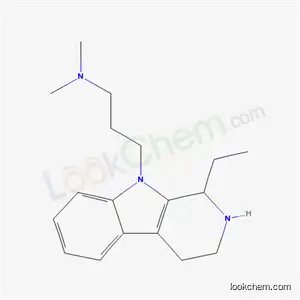 9H-Pyrido(3,4-b)indole, 1,2,3,4-tetrahydro-9-(3-(dimethylamino)propyl)-1-ethyl-