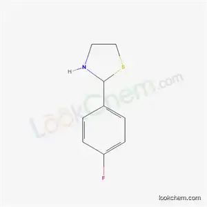 Molecular Structure of 67086-80-0 (2-(4-FLUOROPHENYL)-1,3-THIAZOLANE)