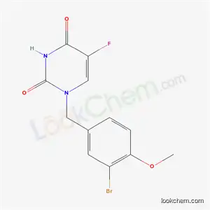 Uracil, 1-(3-bromo-4-methoxybenzyl)-5-fluoro-