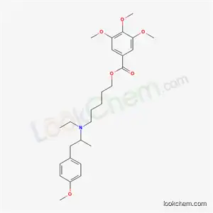 Molecular Structure of 67293-44-1 (5-{ethyl[2-(4-methoxyphenyl)-1-methylethyl]amino}pentyl 3,4,5-trimethoxybenzoate)