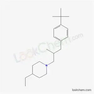 Molecular Structure of 67306-07-4 (1-[3-(4-tert-butylphenyl)-2-methylpropyl]-4-ethylpiperidine)