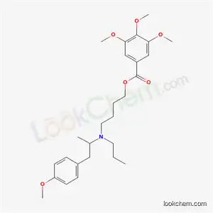 3,4,5-トリメトキシ安息香酸4-[(4-メトキシ-α-メチルフェネチル)プロピルアミノ]ブチル