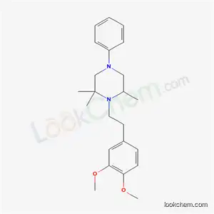 1-(3,4-ジメトキシフェネチル)-4-フェニル-2,2,6-トリメチルピペラジン