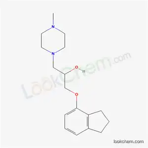 1-(4-インダニルオキシ)-3-(4-メチル-1-ピペラジニル)-2-プロパノール