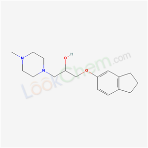 1-(5-Indanyloxy)-3-(4-methyl-1-piperazinyl)-2-propanol