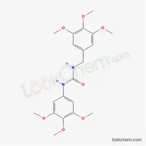 Molecular Structure of 68061-09-6 (Urea, N-(3,4,5-trimethoxyphenyl)-N-((3,4,5-trimethoxyphenyl)methyl)-)
