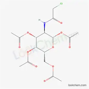 Molecular Structure of 68499-57-0 (1,3,4,6-tetra-O-acetyl-2-[(chloroacetyl)amino]-2-deoxy-beta-D-galactopyranose)