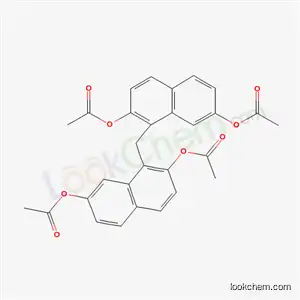 2,7-Naphthalenediol, 1,1'-methylenebis-, tetraacetate