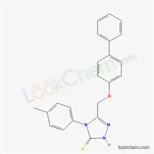s-트리아졸-2-티올, 5-(4-비페녹시메틸)-1-(p-톨릴)-