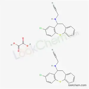 10,11-디하이드로-8-클로로-N-2-프로피닐디벤조(b,f)티에핀-10-아민 에탄 디오에이트(2:1)